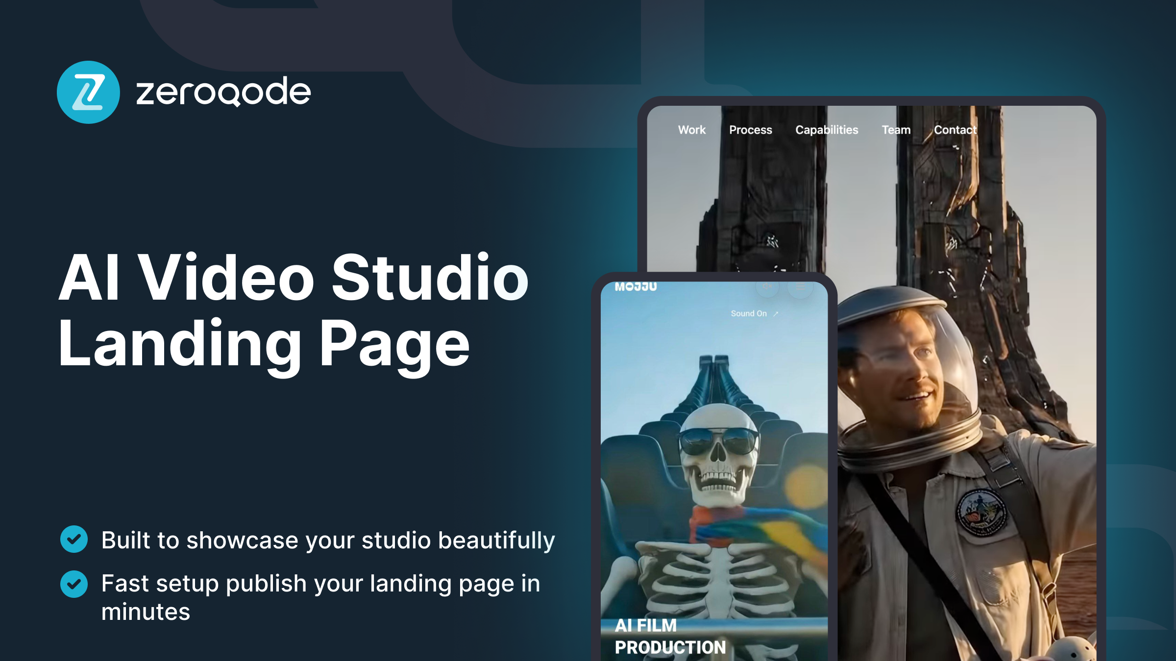 AI Video Studio Landing